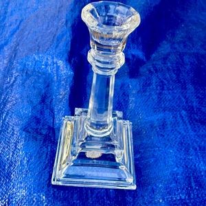 Crystal 24% Lead tapered candlestick holder